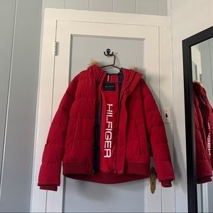 Tony Hilfiger Winter Puffy Jacket With Fur